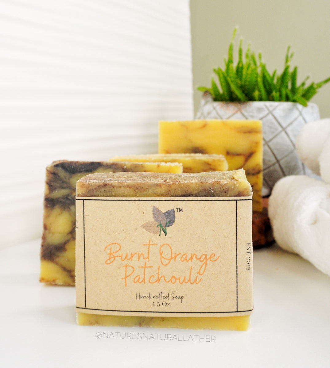 sweet orange, ylang ylang & patchouli soap bar – our lovely naturals