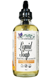Nature's Natural Lather handcrafted Sandalwood Vanilla Natural Fragrance Oil scented liquid soap with nourishing & moisturizing natural oils including Olive Oil, Coconut Oil, Sunflower Oil, Castor Oil, Vegetable Glycerin. Perfect on sensitive skin and for both facial and body care. Tame acne, wash away dry and dead skin associated with eczema and psoriasis.  Edit alt text