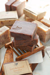 Nature's Natural lather Sandalwood Vanilla Soap Bar with the scent of rich sweet vanilla gives a lovely twist to the classic vanilla scent we all love. Made with 100% Essential Oil based fragrances, our soap bars also leave out all the problems your skin can face with harsh chemicals, preservatives, and detergents.