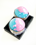Nature's Natural Lather Vegan Cotton Candy Bath Bomb: With the smell of fresh strawberries, comforting vanilla, and sweet caramelized sugar, our Cotton Candy Bath Bomb smells just like the real thing and will remind you of fun at the county fair.  Edit alt text