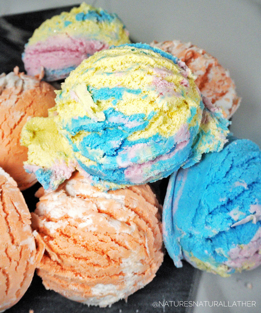 Rainbow Cookie Bubble Bath Truffle Scoop