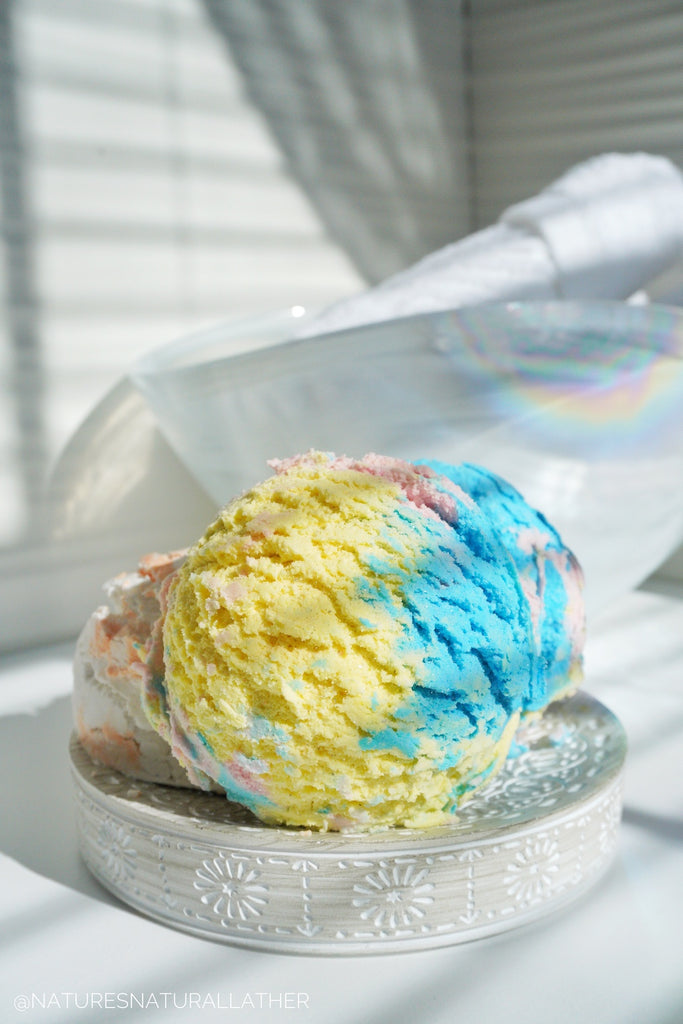 Rainbow Cookie Bubble Bath Truffle Scoop