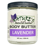 Our handcrafted Lavender Body Butter is whipped and smooth to the touch with all natural vegan Ingredients. Scented with Lavender Essential Oil this body butter provides a soothing floral scent that calms the spirit with its beautiful aromatherapy while leaving out all the problems your skin can face with harsh chemicals, preservatives, and detergents.