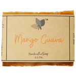 Nature's Natural Lather Mango Guava Soap Bar has the sweet aroma of fresh mangos and guava, with subtle citrus notes. It's soft on the skin and gives a nice glow with Annatto Seed Powder. Made with 100% Essential Oil based fragrances, our soap bars also leave out all the problems your skin can face with harsh chemicals, preservatives, and detergents.